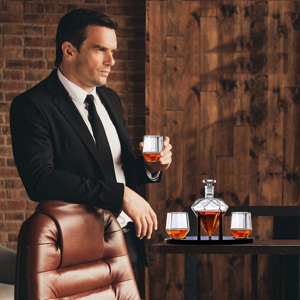 Diamond Jubilee Decanter閿?Decanter & Rack閿?-xinru shop