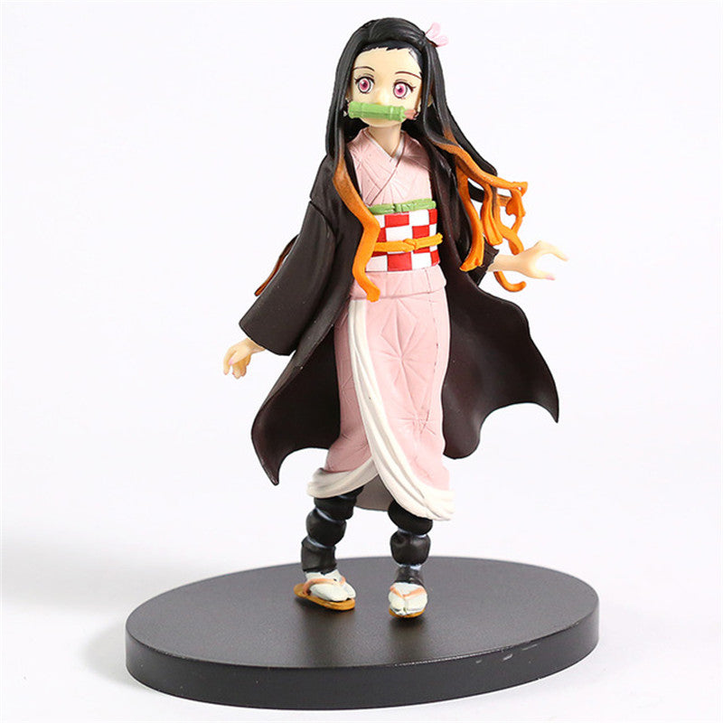 Demon Slayer Anime Figure Kamado Tanjirou Hinokami Kagura Action Figure-xinru