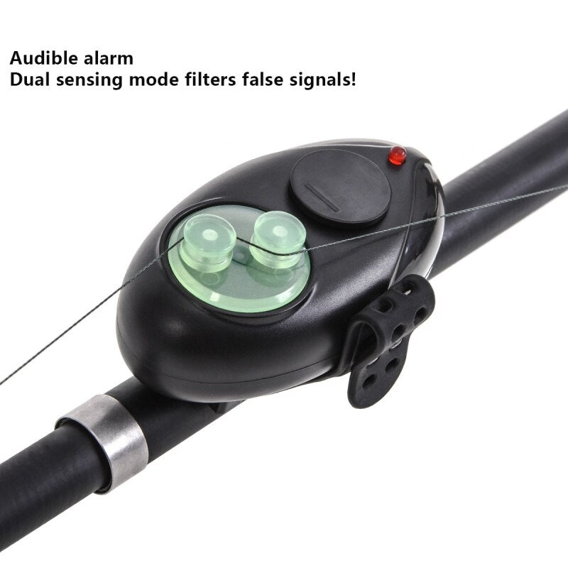 Loud Electronic Buzzer Fish Bite Siren Indicator With LED Light-xinru