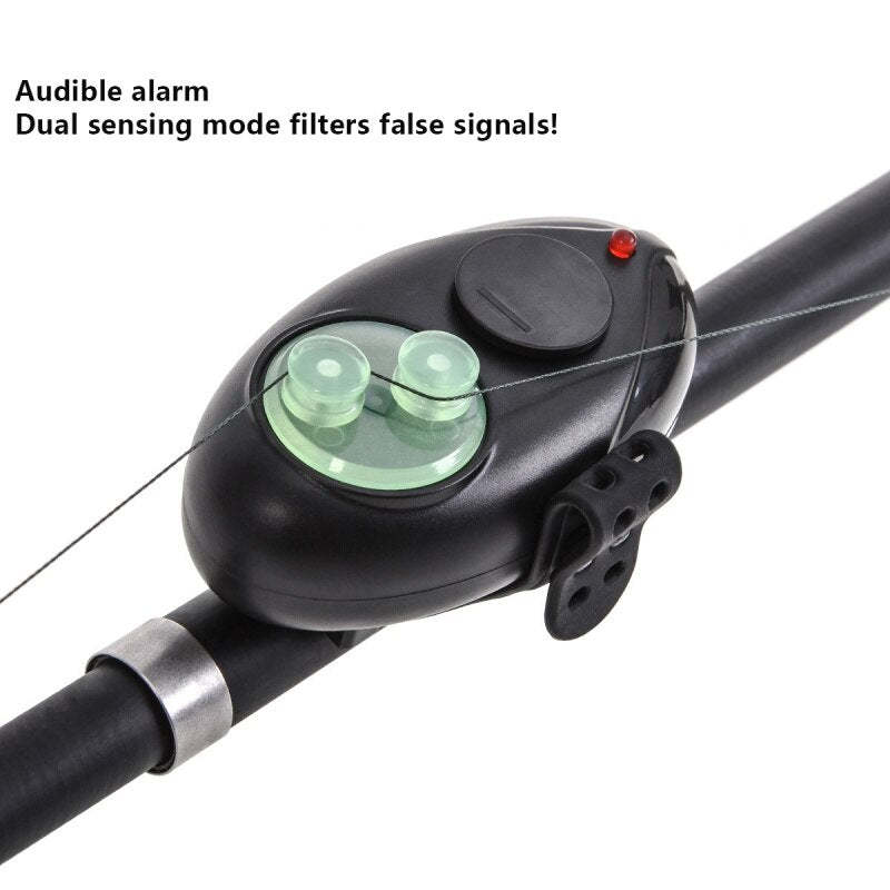 Loud Electronic Buzzer Fish Bite Siren Indicator With LED Light-xinru