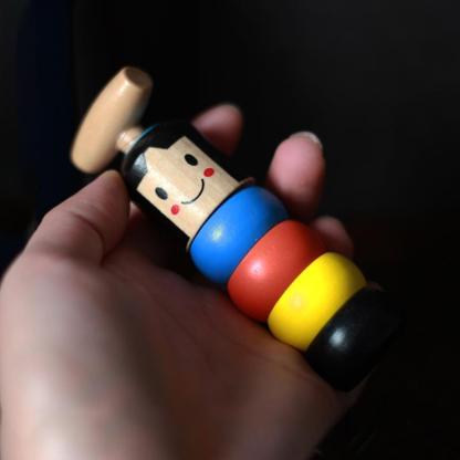 Unbreakable Wooden Man Magic Toy-xinru