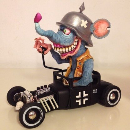 Rat Fink Collectible Model Toy Spooky Halloween Decoration-xinru