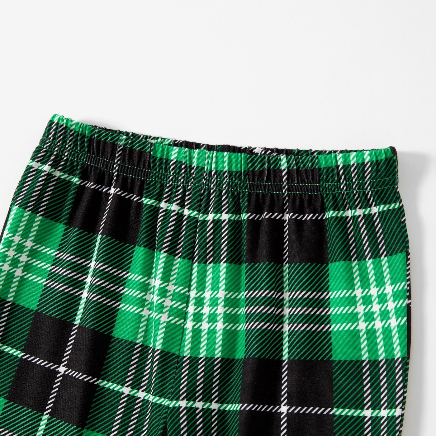 Plus Size Christmas Gnomes and Letter Print Green Family Matching Long-sleeve Pajamas Sets-xinru shop