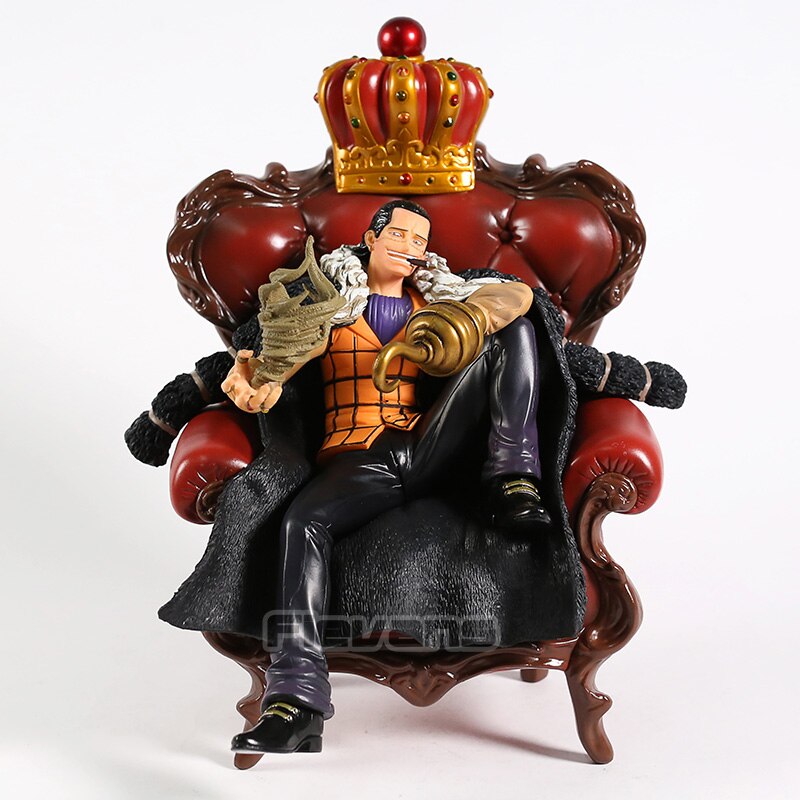 One Piece Desert King Crocodile Sitting Sofa Version Collectible PVC Figure Model Toy-xinru
