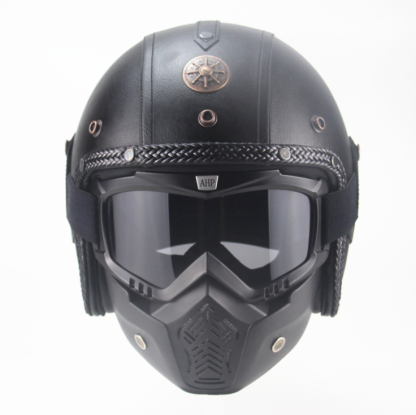Leather Helmet -6-xinru shop