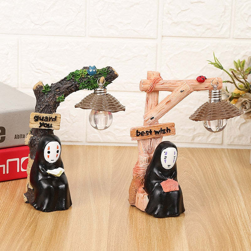 Japanese Kaonashi Spirited Away No Face LED Night Light Figure-xinru