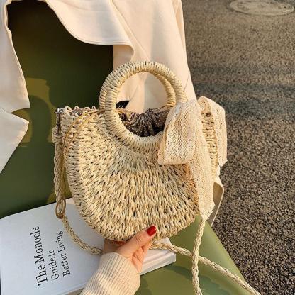 ストローバッグショルダーメッセンジャーバッグ-xinru shop