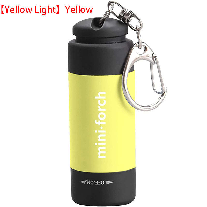 Mini Keychain Bag Torch USB Rechargeable LED Light Flashlight Lamp Waterproof-xinru