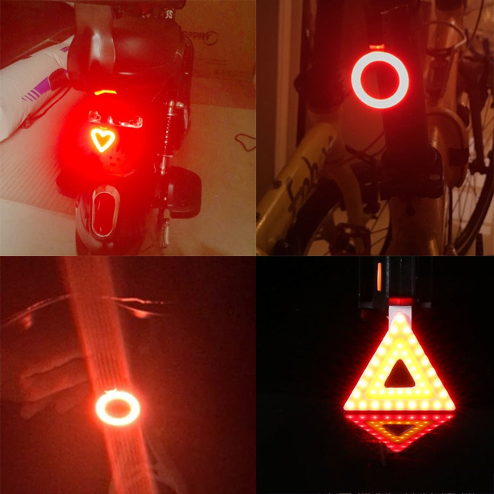 Rechargeable Waterproof Easy To Install LED Bike Light-xinru