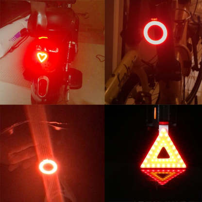 Rechargeable Waterproof Easy To Install LED Bike Light-xinru
