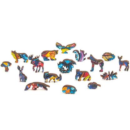 Wooden Jigsaw Puzzle Owl With Box For Adults-xinru