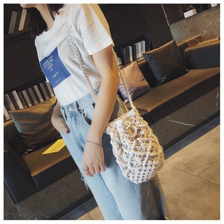 メッセンジャーバッグショルダーバッグバケットバッグ-xinru shop