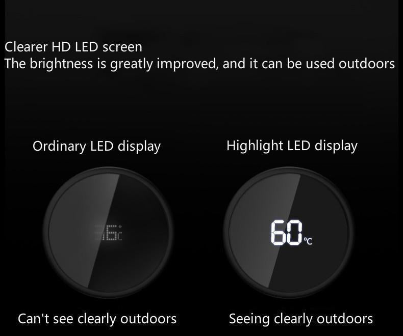 Intelligent Insulated Thermos Bottle with Temperature Display-xinru