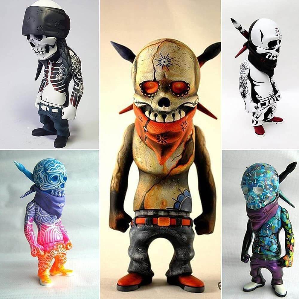 Hip Hop Gnome Doll Memorial Resin Ornament-xinru