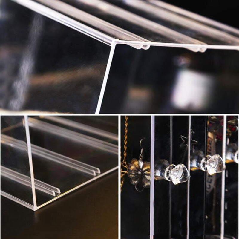 Multifunctional Large Capacity Transparent Jewelry Box Dustproof Display Stand-xinru