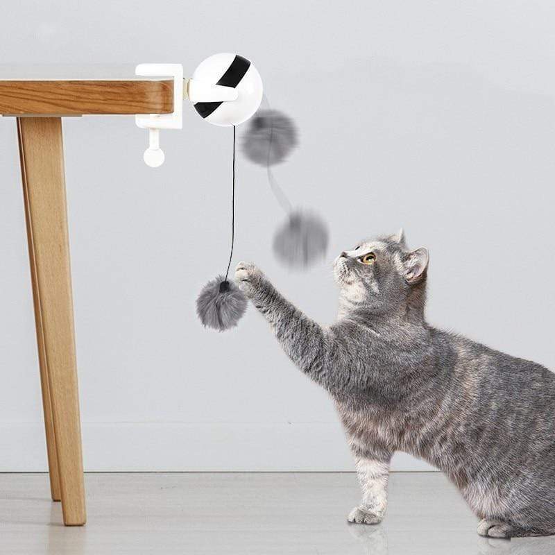 Cat Teaser Toy Electronic Lifting Ball Motion Activated Interactive Cat Toys-xinru