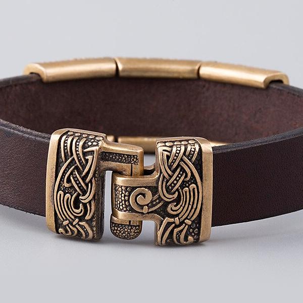 Mjolnir and Ravens Wristband-xinru shop
