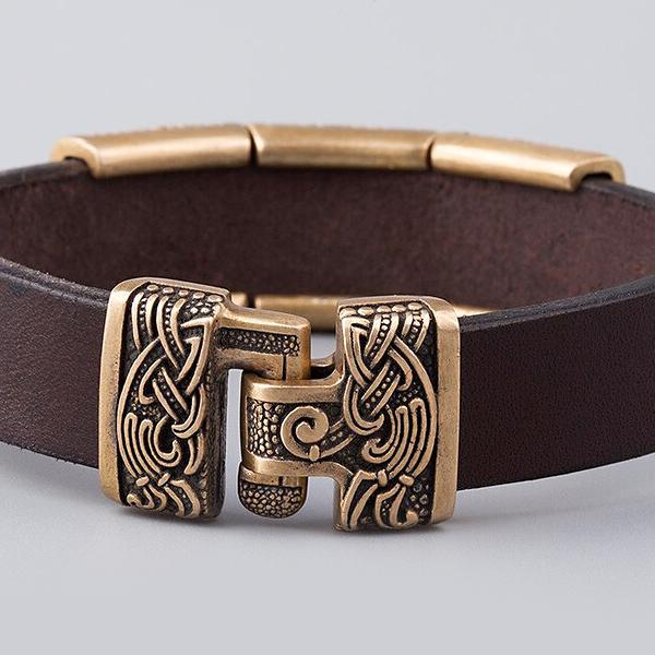 Mjolnir and Ravens Wristband-xinru shop