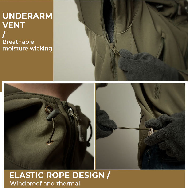 Outdoor Waterproof Military Tactical Jacket-xinru