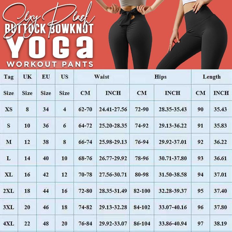 Sexy Peach Buttock Bowknot Yoga Workout Pants-xinru