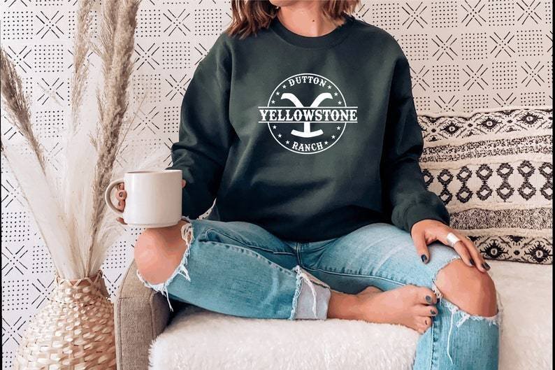 Yellowstone Dutton Ranch Sweatshirt-xinru shop