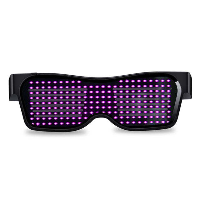 LED Glasses Customizable BT Colorful Light Glow Glasses Music Festival-xinru
