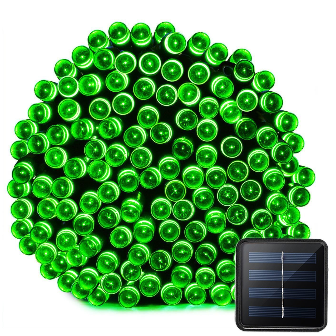 Outdoor Decorative Solar 100-LED Fairy String Lights With Ground Stake-xinru