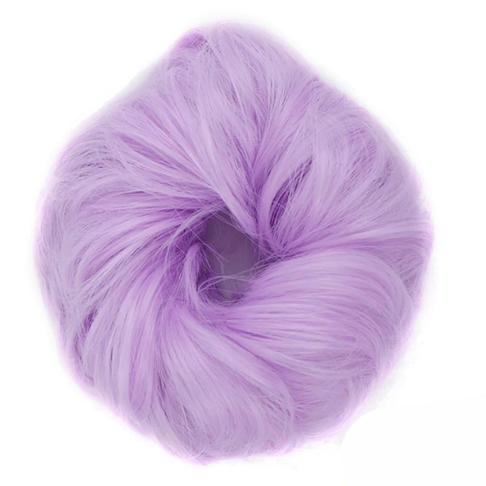 Natural Look Synthetic Messy Hair Bun Scrunchie Extension-xinru
