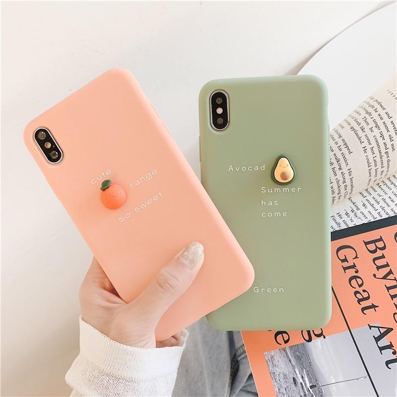 3D Fruit & Quotes Case-xinru