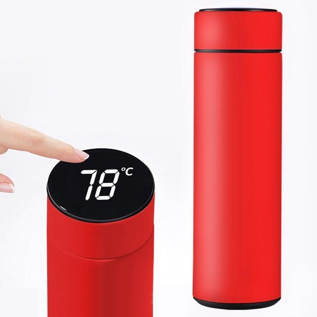 Intelligent Insulated Thermos Bottle with Temperature Display-xinru