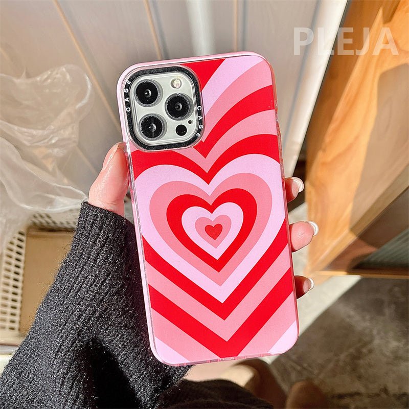 Butterfly & Heart Print Case-xinru