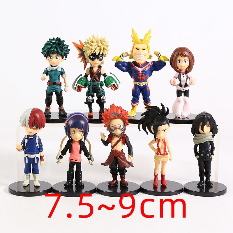 My Hero Academia Collectible PVC Action Figure Toy Model Bundle-xinru