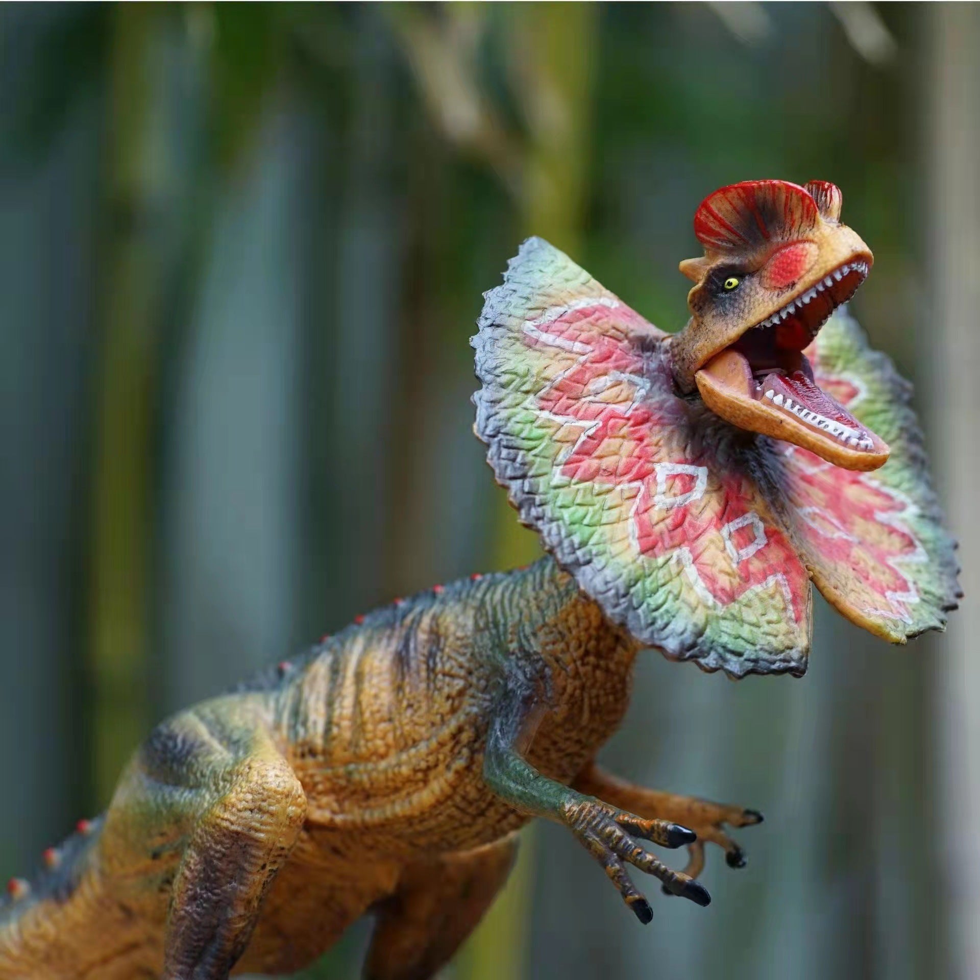 Jurassic World Dilophosaurus Action Figure Simulation Dinosaur Model-xinru