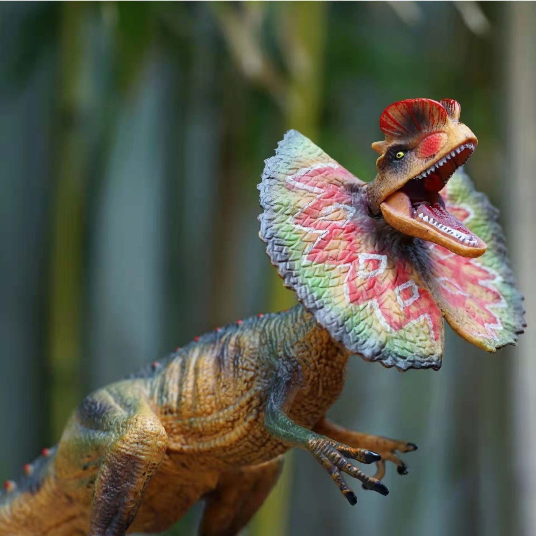 Jurassic World Dilophosaurus Action Figure Simulation Dinosaur Model-xinru