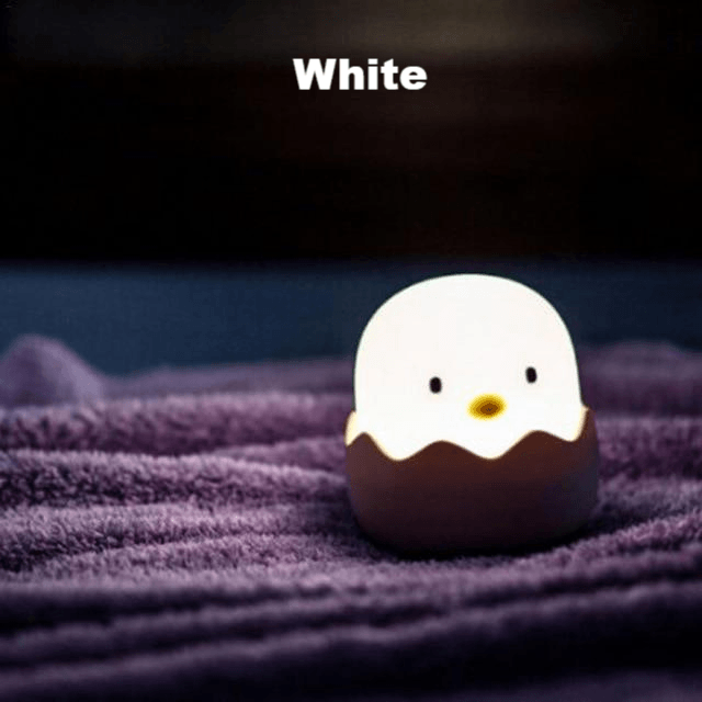 Silicone Touch Sensor Cute Egg Kids Night Light-xinru