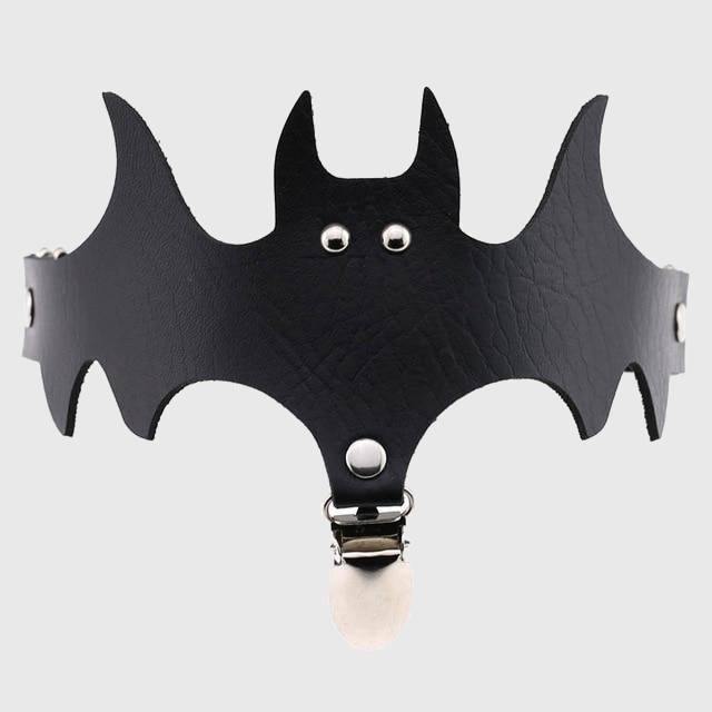 Lady Adjustable Halloween Bat Wing Thigh Leg Stockings Suspender Garter Belt-xinru
