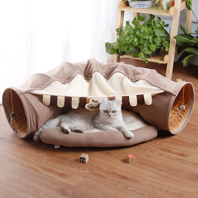 Cat Cave Bed Foldable Cat Toys-xinru shop