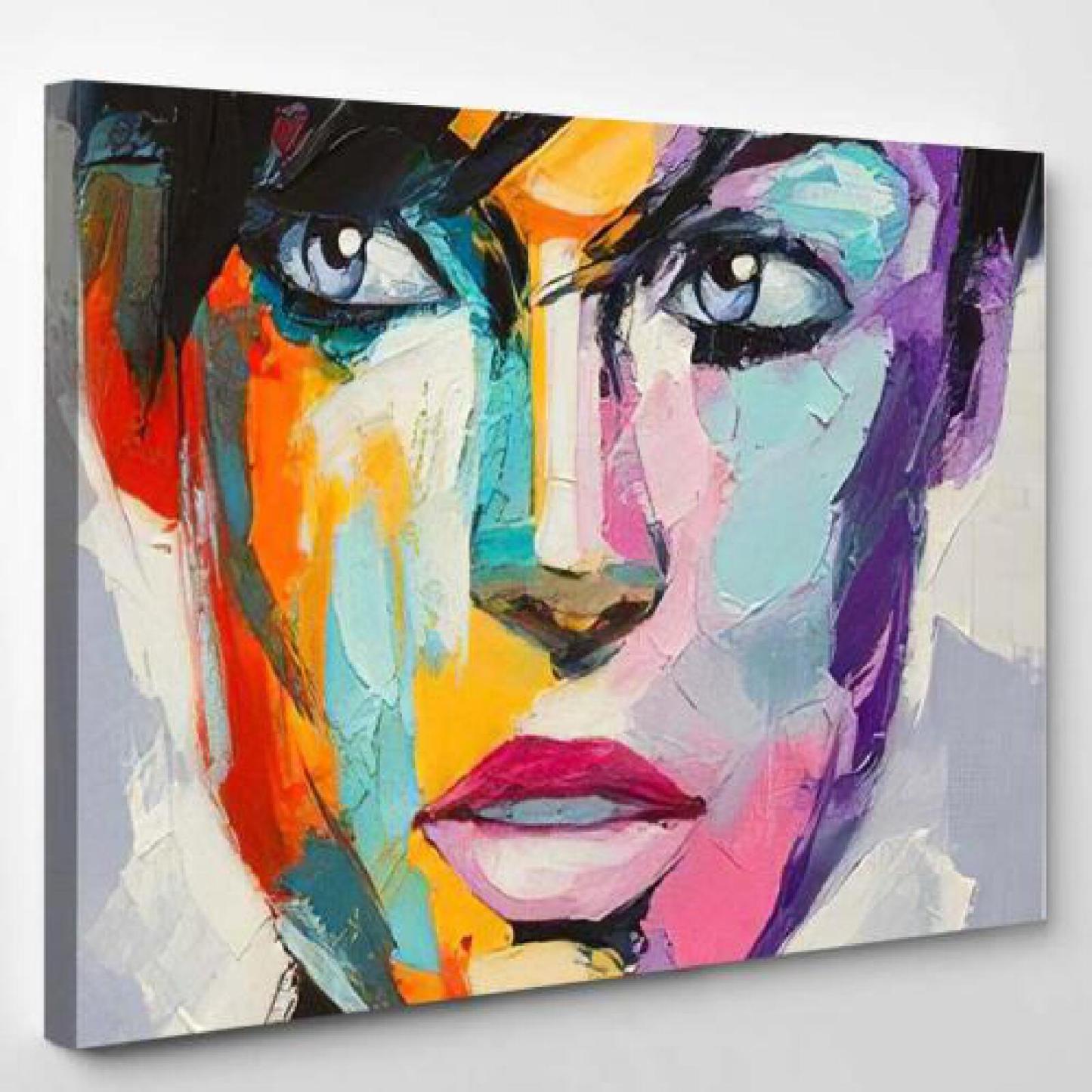Fantasy Woman Portrait Colorful Emotions Series-xinru shop