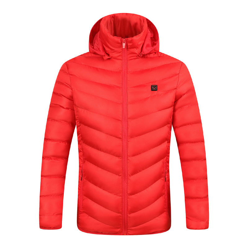 Women's Down Heated Jacket with Battery Pack 7.4V-xinru shop