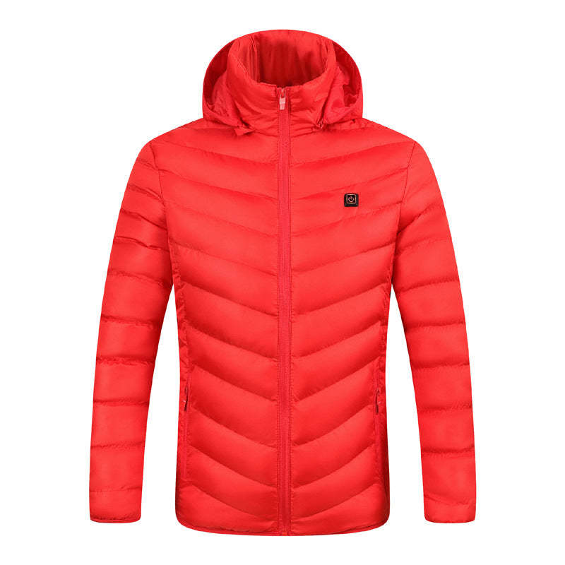 Women's Down Heated Jacket with Battery Pack 7.4V-xinru shop