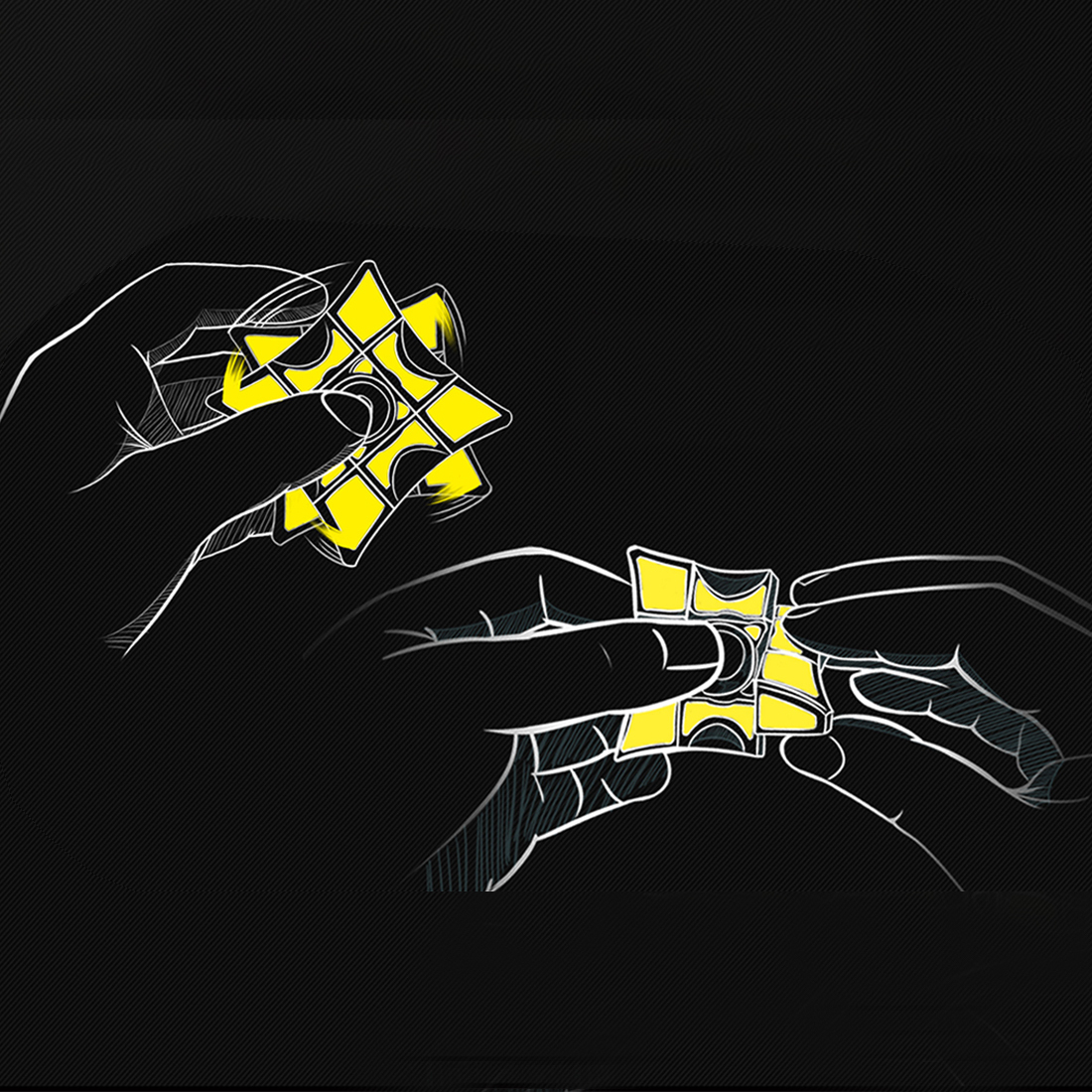 QiYi 1x3x3 Spinner-xinru shop