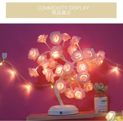 Romantic soft light rose lamp-xinru shop