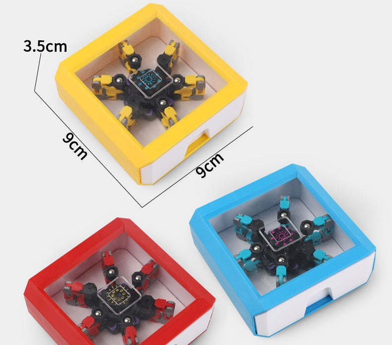 Transforming Robot Finger Fidget Spinner Gyro-xinru