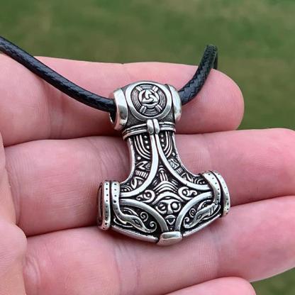 Thor's Mighty Hammer - Bronze or Sterling Silver-xinru shop