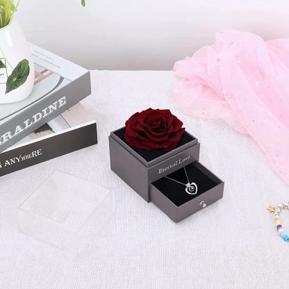 Mother's Day Gift Rose I Love You Necklace In 100 Languages-xinru