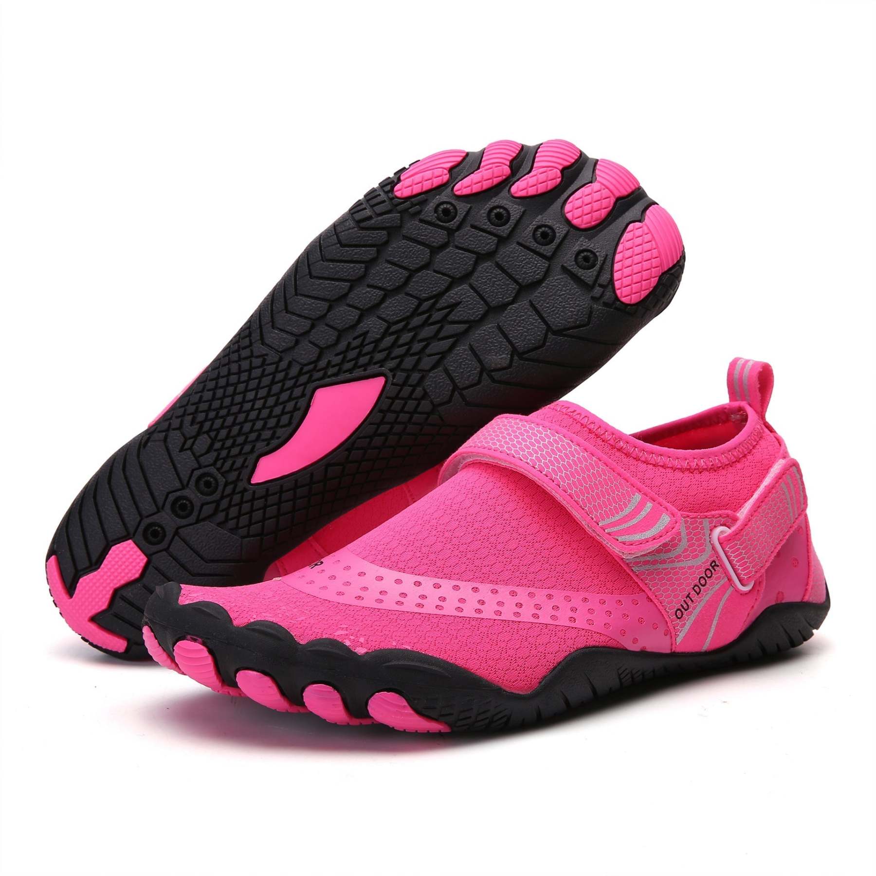 Breathing Double Buckles Unisex Water Shoes-xinru