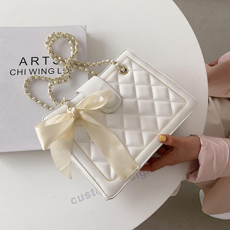 チェーンショルダーメッセンジャーバッグ-xinru shop