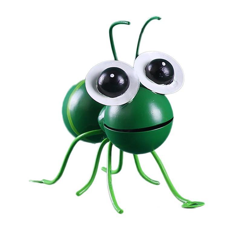 Wrought Iron Insect Garden D鑼卌or Courtyard Decoration Simulation Ornaments-xinru