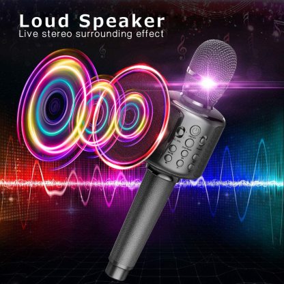 Portable Handheld Wireless Bluetooth Microphone Speaker-xinru