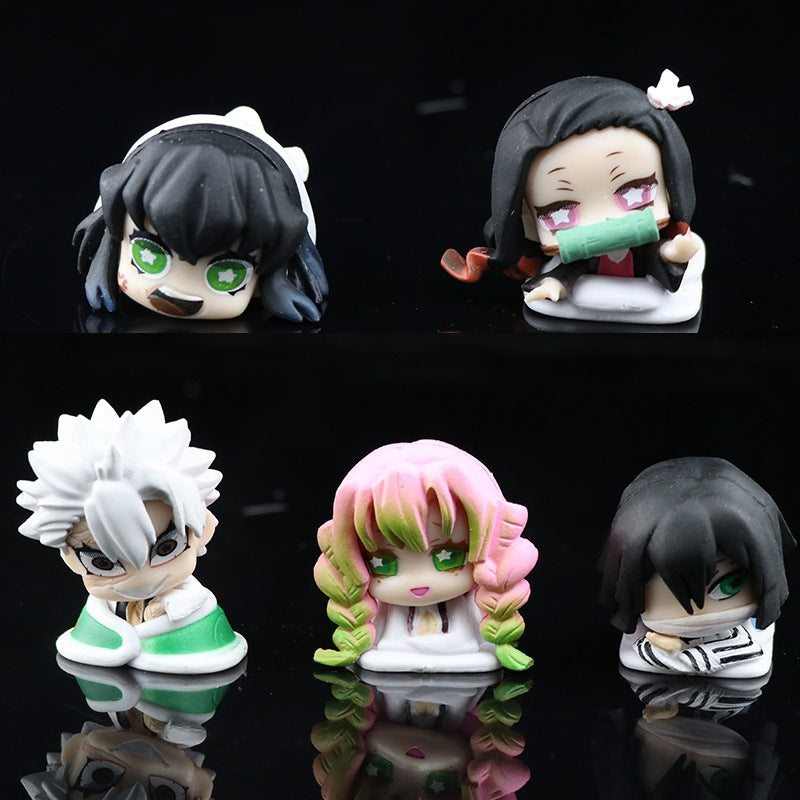 Kawaii Demon Slayer Action Figure PVC Model Toys-xinru